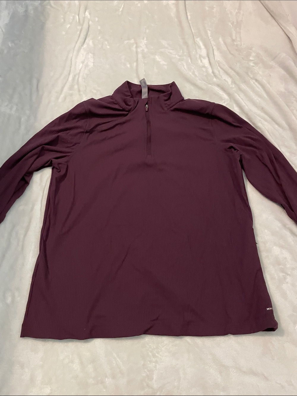 Mondetta Deep Plum Half-Zip Pullover